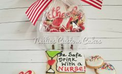 Nurse medical scrub, designer cookies, royal icing, custom cookies, fresh baked - Kansas City