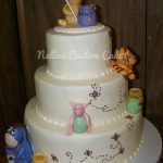 Baby bear tiered baby shower cake - Nellie's Custom Cakes, Kansas City
