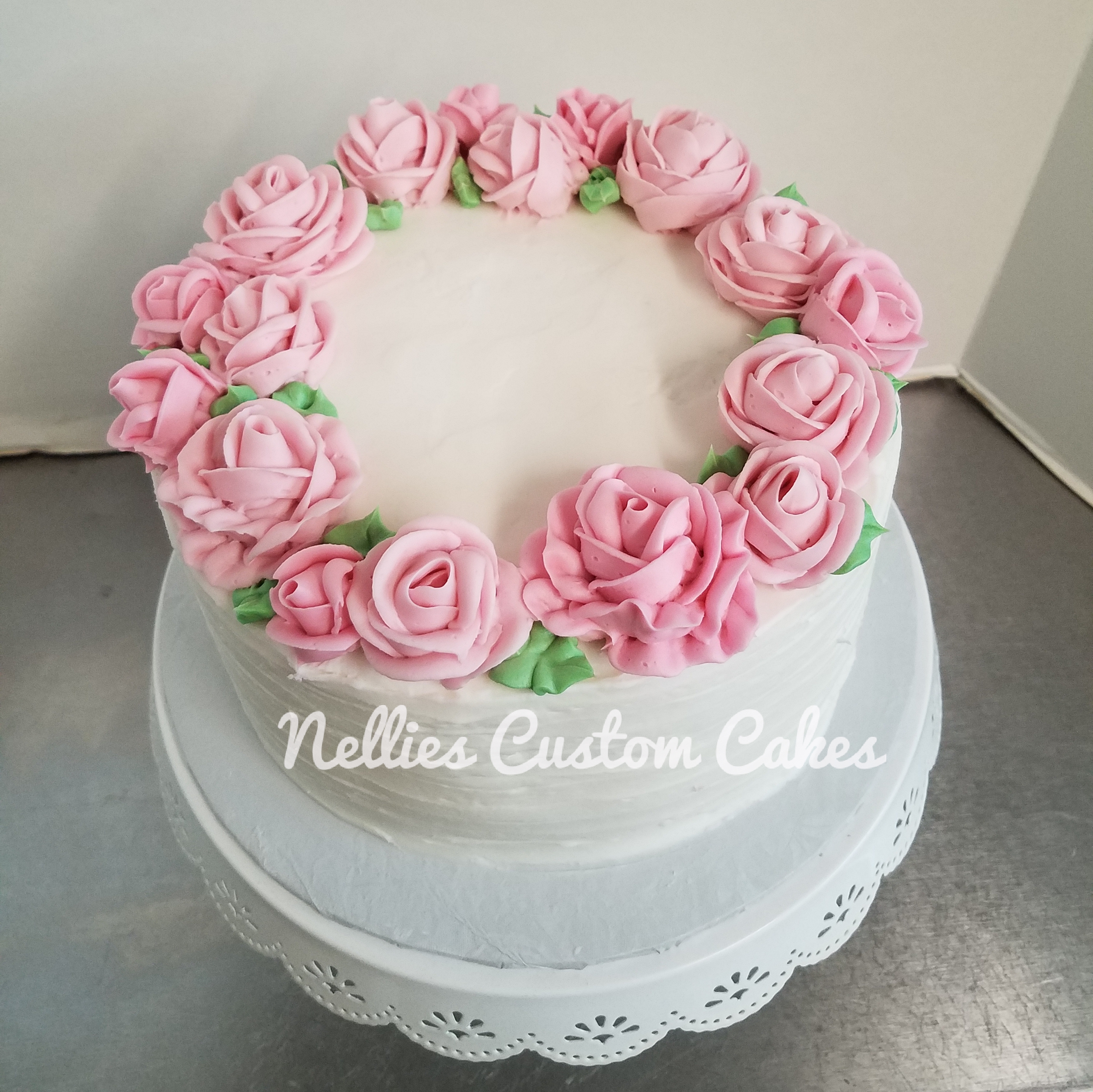 Buttercream floral - Nellie's Custom Cakes, Kansas City