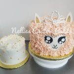 Llama buttercream - Nellie's Custom Cakes, Kansas City