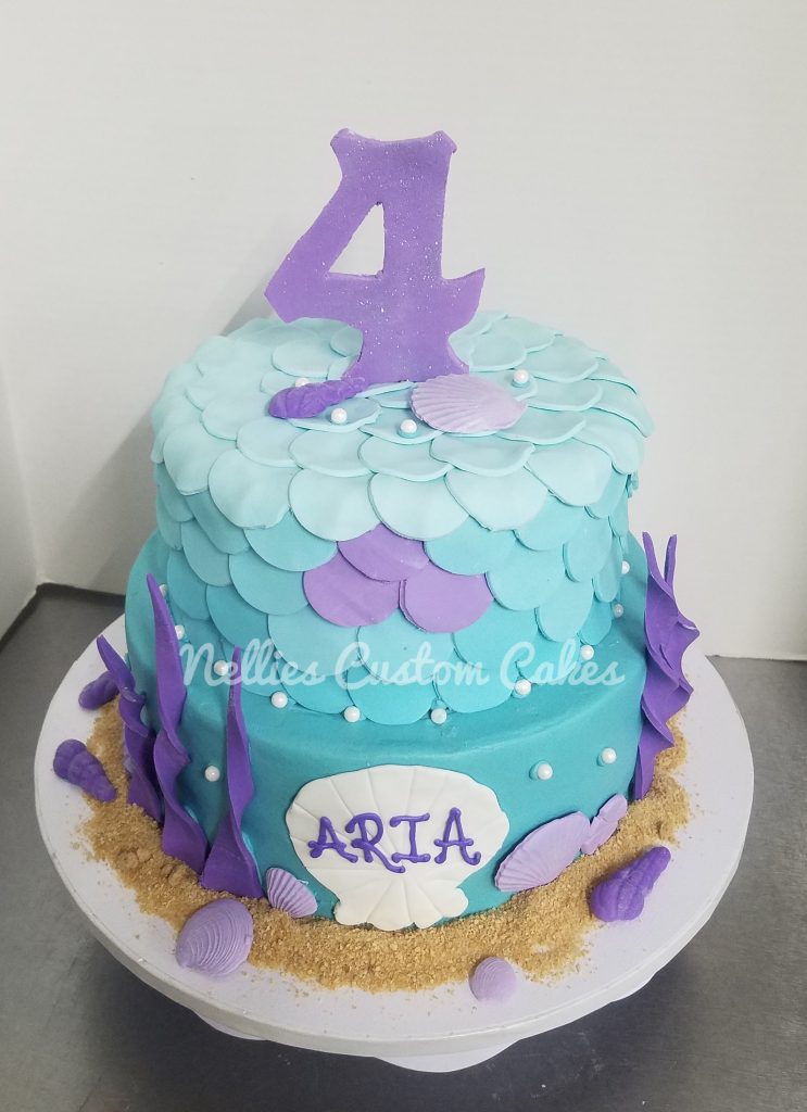 Mermaid under the sea cake - Nellie's Custom Cakes, Kansas City