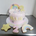 Rainbow cake - Nellie's Custom Cakes, Kansas City