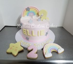 Rainbow cake - Nellie's Custom Cakes, Kansas City