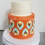 Boho chic tiered buttercream cake - Nellie's Custom Cakes, Kansas City