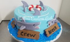 Shark cake - Nellie's Custom Cakes, Kansas City