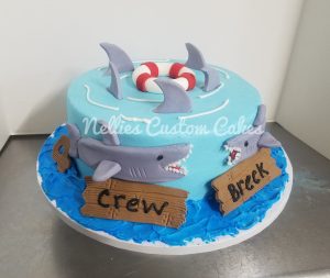 Shark cake - Nellie's Custom Cakes, Kansas City