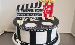 Movie popcorn cake - Nellie's Custom Cakes, Kansas City