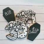 Black 30th birthday dirty, designer cookies, royal icing, custom cookies, fresh baked - Kansas City