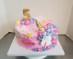 Girly unicorn - Nellie's Custom Cakes, Kansas City