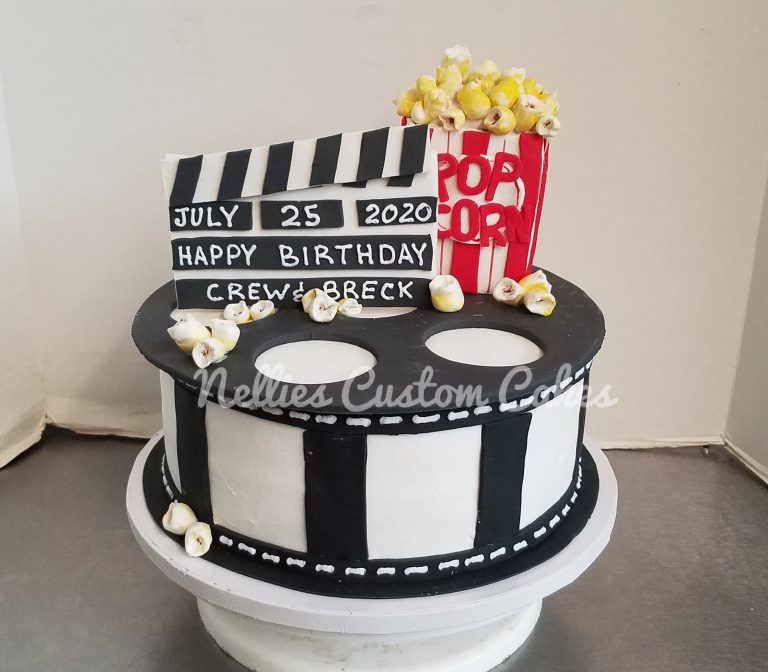 Movie popcorn cake - Nellie's Custom Cakes, Kansas City